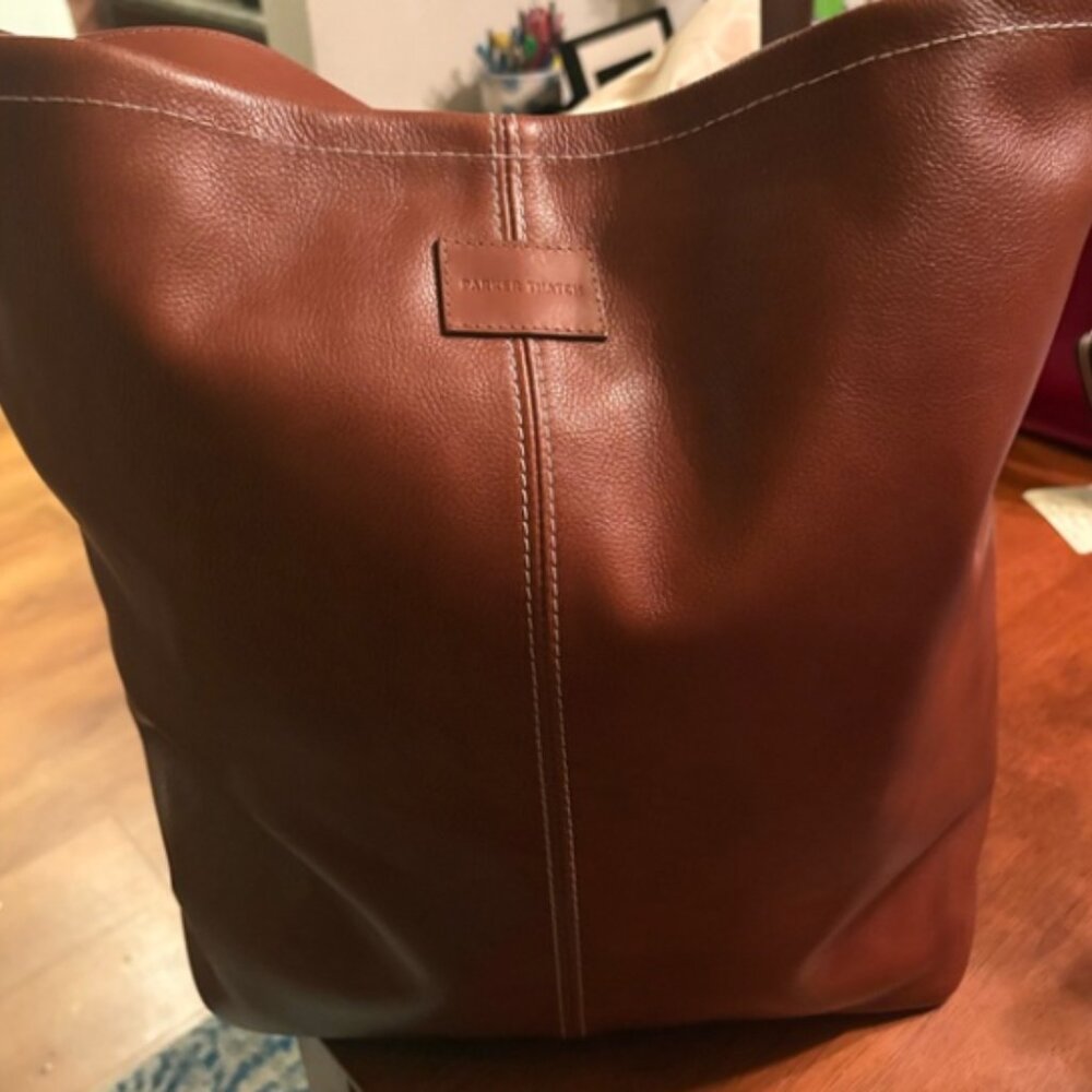 Parker Thatch Jane Leather Pebbled in Cognac